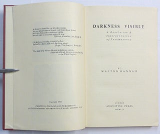 Darkness Visible. A Revelation & Interpretation of Freemasonry.