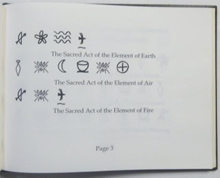 Sacred Text of the "Society of Diana" Tuscany, Italy; Order of the Black Crescent