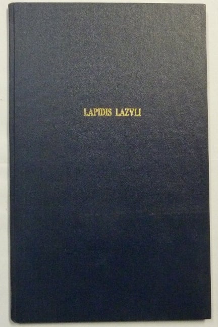 Item #66678 Liber Liberi Vel Lapidis Lazuli, Adumbratio Kabbalæ Aegyptiorum Sub Figura VII. Being the Voluntary Emancipation of a Certain Exempt Adept From his Adeptship. These are the Birth-words of a Master of the Temple. Aleister CROWLEY.