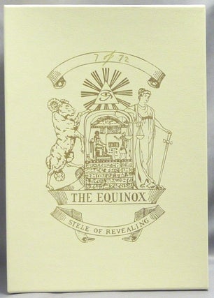 "The Equinox Stele". A Limited Edition Reproduction of Crowley’s 1937 Miniature Stele of Revealing used to advertise his publication "The Equinox of the Gods"