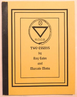 Item #66700 Two Essays [ "Letter to a Brazilian Mason"; and "Thelema, Politics, Society and You,...