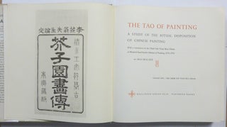The Tao of Painting. A Study of the Ritual Disposition of Chinese Painting. With a Translation of the Seventeenth Century Chieh Tzu Yuan Hua Chuan or Mustard Seed Garden Manual of Painting, 1679-1701. [ Two volumes in slipcase ]; Bollingen Series XLIX (Forty-ninth in a series of books sponsored by and published for Bollingen Foundation.)