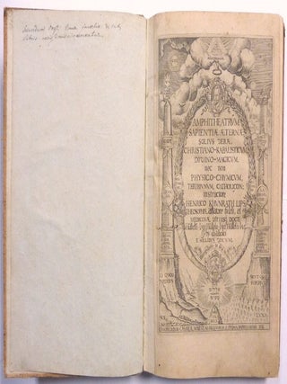 Amphitheatrum Sapientiae Solius Verae Christiano - Kabalisticum, Divino - Magicum. nec nom Physico - Chymicum, Tertriunum, Catholicon.