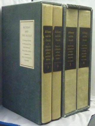 Alchemy and the Occult: A Catalogue of Books and Manuscripts from the Collection of Paul and Mary Mellon given to Yale University Library ( Complete Set: Four volumes in Two slipcases: as issued ).