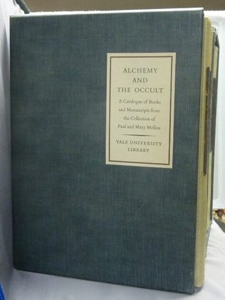 Alchemy and the Occult: A Catalogue of Books and Manuscripts from the Collection of Paul and Mary Mellon given to Yale University Library ( Complete Set: Four volumes in Two slipcases: as issued ).