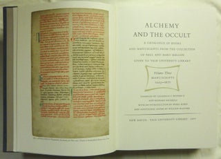 Alchemy and the Occult: A Catalogue of Books and Manuscripts from the Collection of Paul and Mary Mellon given to Yale University Library ( Complete Set: Four volumes in Two slipcases: as issued ).