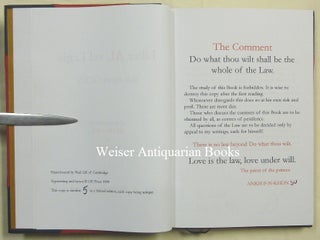 The Book of the Law. Liber AL vel Legis.