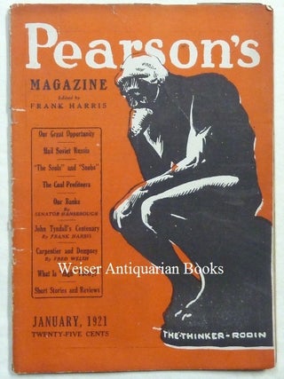 Item #67155 Pearson's Magazine, Volume 46, No. 7. January 1921. Frank HARRIS, contributor,...