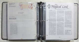 A collection of issues of the journal, "The Magickal Link" / "The Magical Link" Published by the O.T.O., years 1981 - 2003. 52 original issues (Not consecutive or a complete set). From the library of Nicholas Bishop-Culpeper.