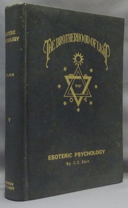 Item #67348 Esoteric Psychology [ Doctrine of Esoteric Psychology ]; Series Nos. 56 - 67. C. C....