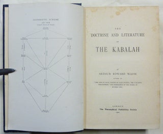 The Doctrine and Literature of the Kabalah.