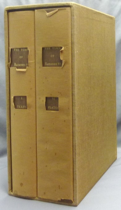Item #67524 The Tomb of Ramesses VI Texts and Plates Bollingen Series XL. Vol. 1. Egyptian Religious Texts and Representations. ( 2 Volumes in slipcase ). Alexandres PIANKOFF, Translations, introductions. N. Rambova.