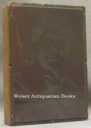 Item #67660 An Original Small Engraved Metal Printing Plate With a Photographic Portrait of...