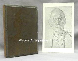Item #67673 The Original Engraved Metal Printing Plate of a Portrait of Aleister Crowley by...