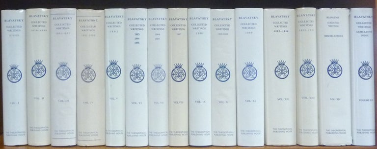Item #67842 H. P. Blavatsky Collected Writings ( 15 Volumes, Complete set ). H. P. BLAVATSKY, Boris de Zirkoff., Dara Eklund, Helena Petrovna Blavatsky.