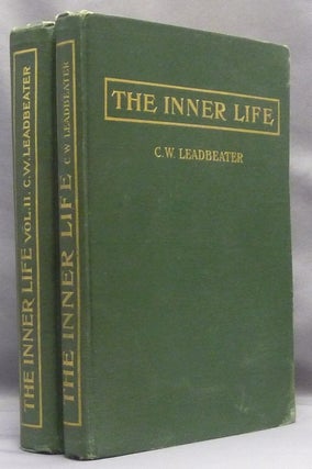 Item #67854 The Inner Life - Theosophical Talks at Adyar, First and Second series ( Two Volume...