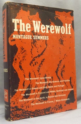Item #67881 The Werewolf. Werewolves, Montague SUMMERS