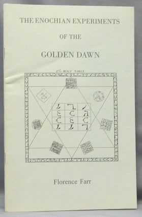 Item #68019 The Enochian Experiments of the Golden Dawn. The Enochian Alphabet Clairvoyantly...