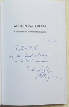 Western Esotericism, A Brief History of Secret Knowledge; Religion in Culture: Studies in Social Contest and Construct