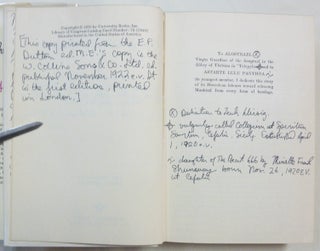 The Diary of a Drug Fiend [With the annotations from one of Crowley's own copies transcribed onto the margins and endpapers by Martin P. Starr].