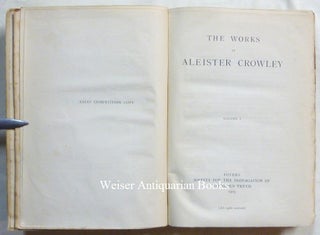 The Works of Aleister Crowley [ The Collected Works of Aleister Crowley ] (3 Volumes in 1).