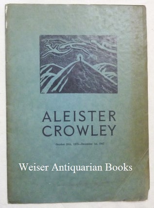 Item #68282 Aleister Crowley ... The Last Ritual. Read From His Own Works, According To His...