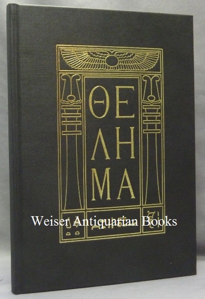 Item #68297 Thelema [ lettered in Greek ] ( The Holy Books ). Aleister CROWLEY.