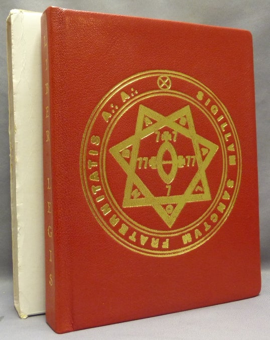 Item #68361 The Book of the Law. Liber AL vel Legis. With a Facsimile of the Manuscript as received by Aleister and Rose Edith Crowley on April 8, 9, 10, 1904 ev. Aleister CROWLEY, Edited etc. by Hymenaeus Beta, Kenneth Anger / David Tibet association copy.