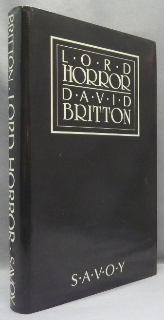 Item #68388 Lord Horror [ On the Isle of Lord Horror ]. David. Michael Butterworth BRITTON, From the David Tibet collection.