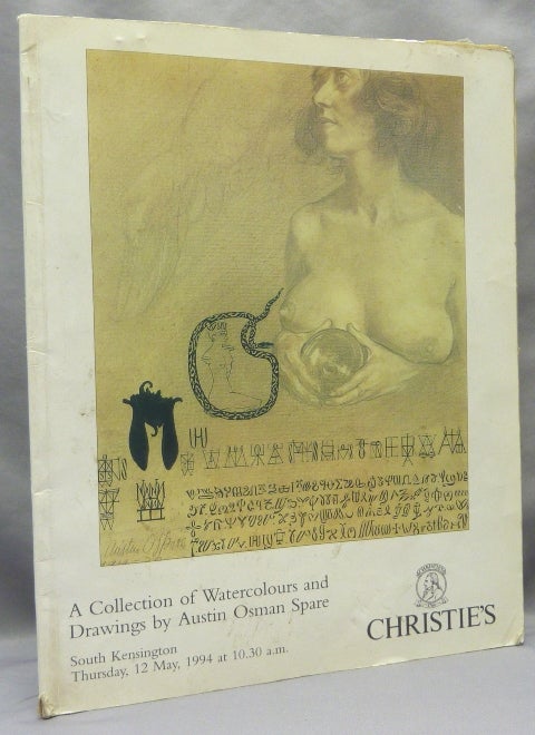 Item #68453 A Collection of Watercolours and Drawings by Austin Osman Spare, Christie's South Kensington, Thursday, 12 May, 1994 at 10.30 a.m. Austin Osman SPARE, Christie's, From the David Tibet collection.