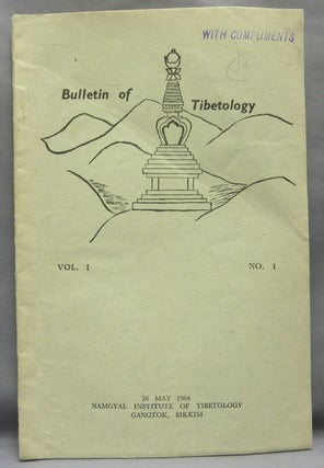 Item #68487 Bulletin of Tibetology Vol 1, No. 1. Namgyal Institute of Tibetology. Essays by:...