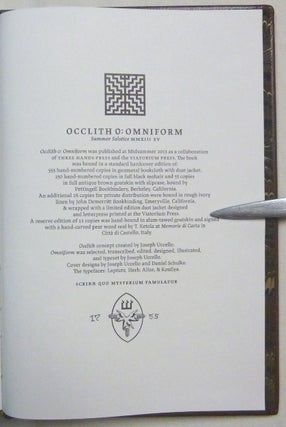 Occlith 0: Omniform.