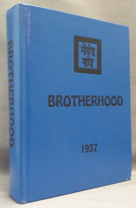 Item #68634 Brotherhood 1937. Nicholas ROERICH, Helena Roerich. Agni Yoga Society.