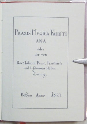 Praxis Magica Faustiana.