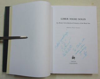 Liber Nigri Solis: An Aeonic Astrochymical Grimoire of the Black Sun.