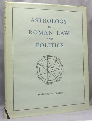 Item #68765 Astrology in Roman Law and Politics; Memoirs of the American Philosophical Society...