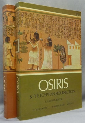 Osiris. The Egyptian Resurrection, Volumes I and II [ Osiris. The Egyptian Religion of Resurrection ] ( Two Volume Set ).