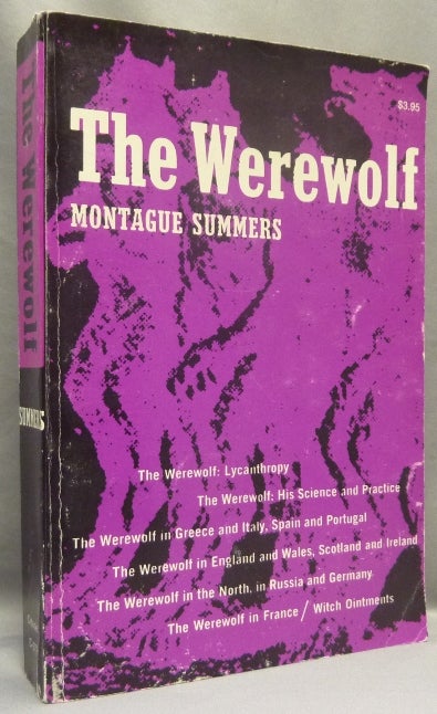 Item #68818 The Werewolf. Werewolves, Montague SUMMERS.