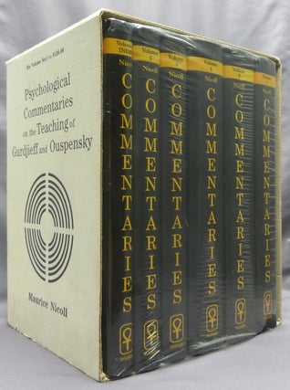 Item #68883 Psychological Commentaries, on the Teaching of Gurdjieff and Ouspensky ( Six Volume...
