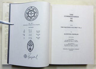 The Commentaries of AL Being the Equinox Volume V, No. 1.