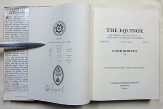 The Equinox, Vol. V. No. 2; The Official Organ of the A. A. The Review of Scientific Illuminism