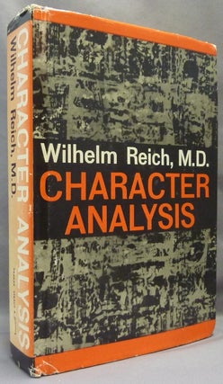 Item #69244 Character Analysis. Wilhelm REICH, Theodore P. Wolfe
