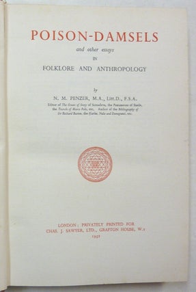 Poison-Damsels, and other Essays in Folklore and Anthropology [ Poison Damsels ].