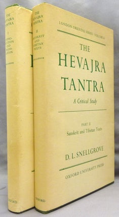 Item #69310 The Hevajra Tantra: A Critical Study ( Two Volume Set ). Buddhism, D. L. SNELLGROVE,...
