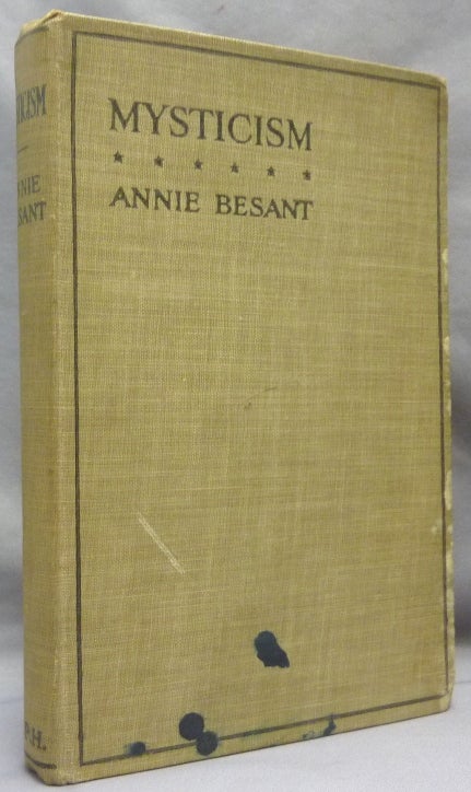 Item #69330 Mysticism. Annie BESANT.