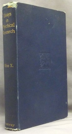 Item #69373 Essays in Psychical Research. Spiritualism, A. GOODRICH-FREER, Miss X