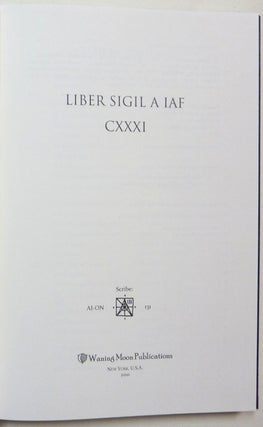 Liber Sigil A Iaf. CXXXI.
