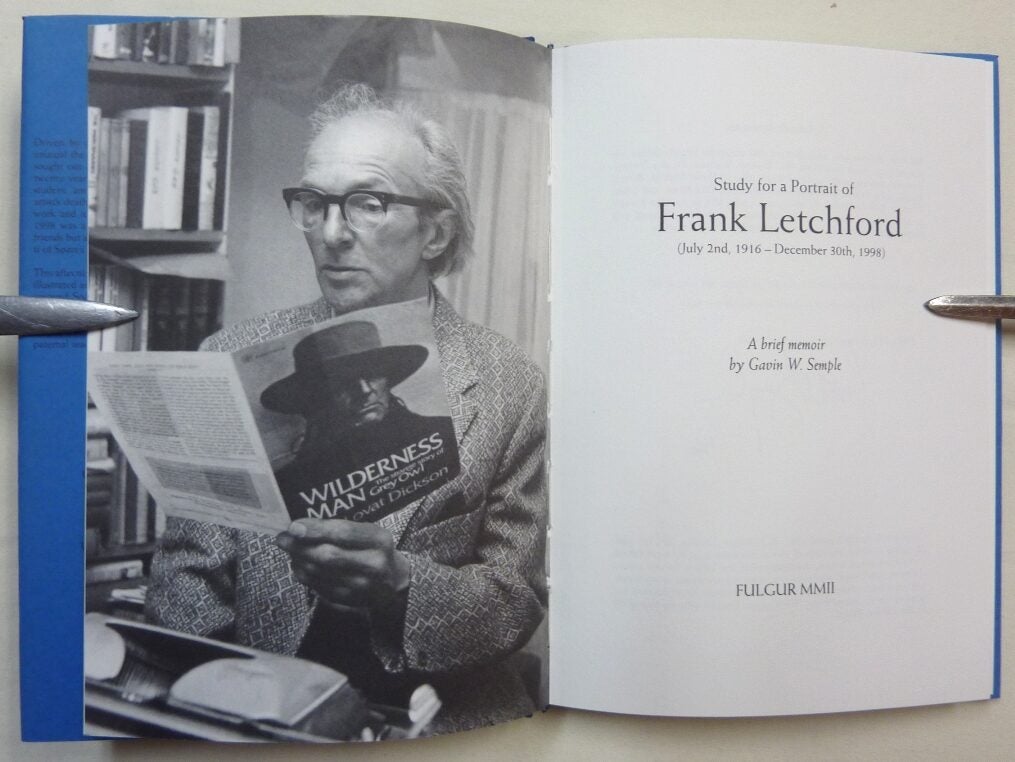 Study for a Portrait of Frank Letchford July 2nd, 1916 - December 30th ...
