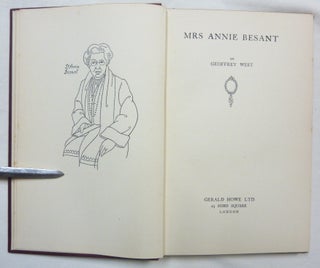 Mrs. Annie Besant.