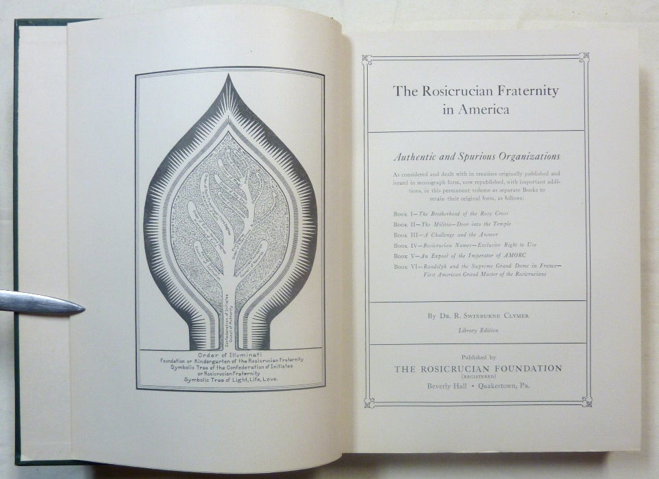 The Rosicrucian Fraternity In America 2 Volumes | Dr. R. Swinburne ...